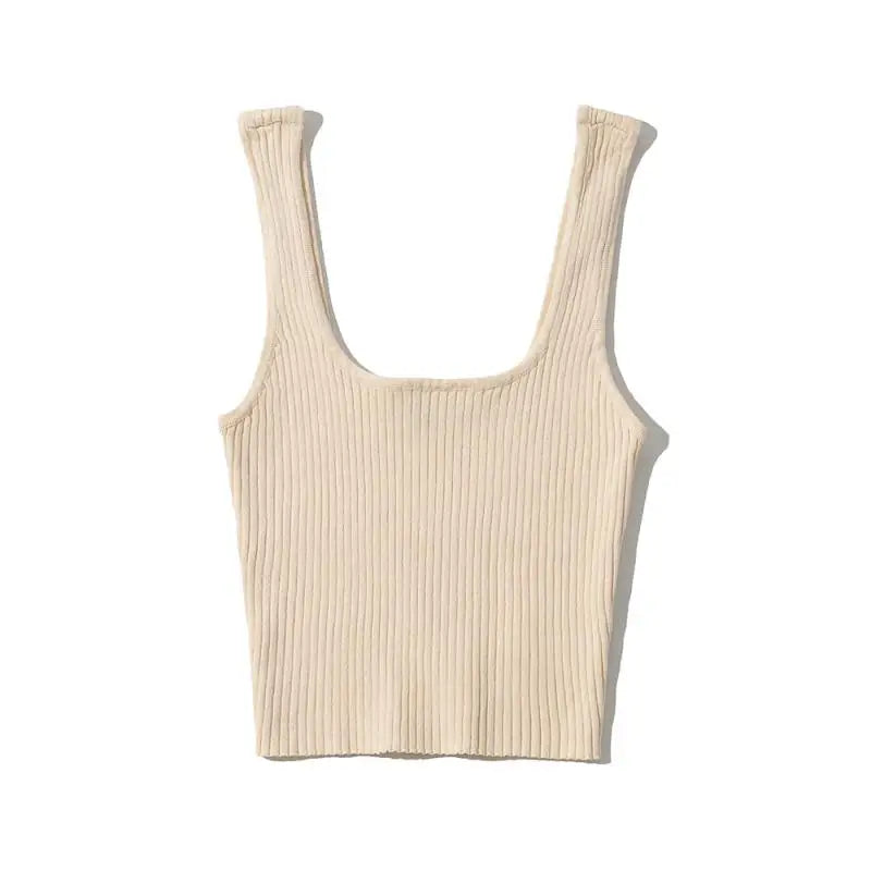 2024 Summer crop tops cute sexy sleeveless top women vintage cropped tank tops women ribbed tops korean fashion black white