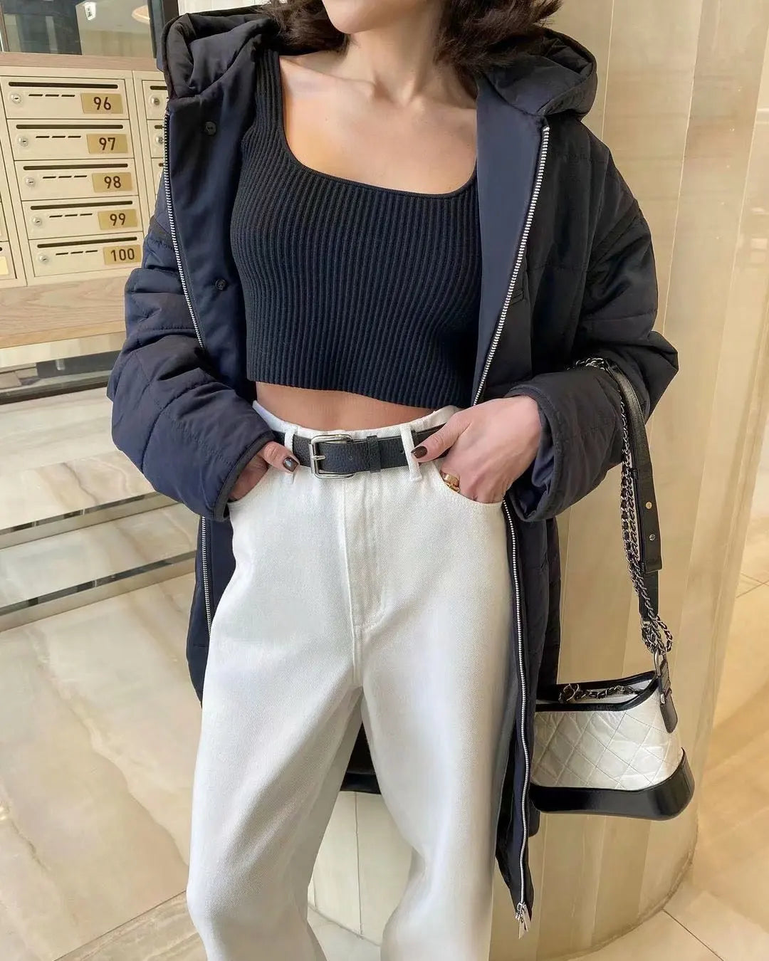 2024 Summer crop tops cute sexy sleeveless top women vintage cropped tank tops women ribbed tops korean fashion black white