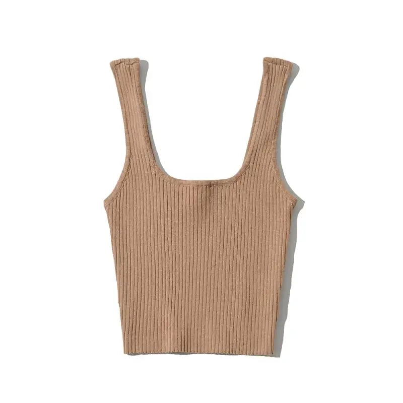 2024 Summer crop tops cute sexy sleeveless top women vintage cropped tank tops women ribbed tops korean fashion black white