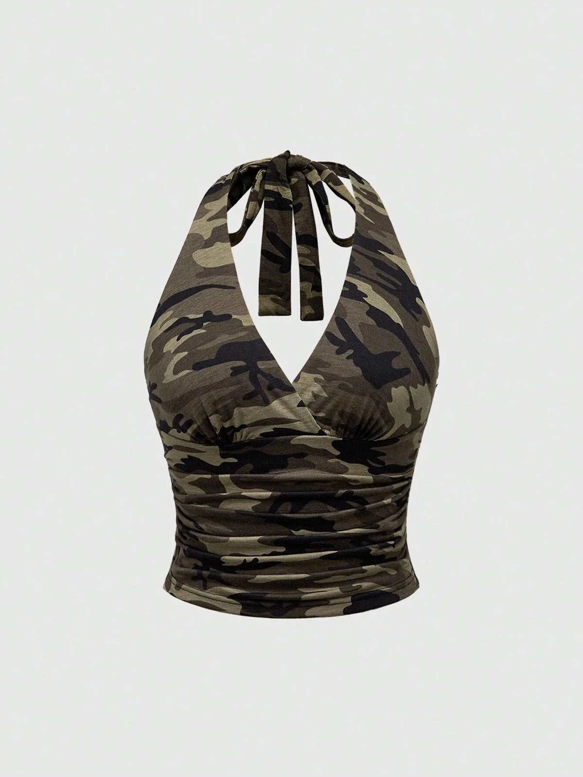Retro Leopard Print Backless Fashion Sleeveless Summer Women's Casual Halterneck Vest Sexy Backless Lace-up Top Ropa Para Mujer