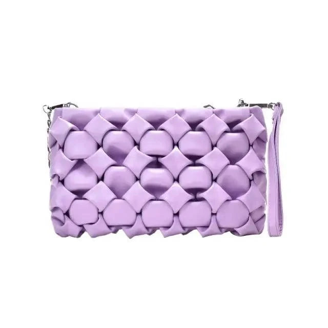 Luxury Purses Handbags Clutches And Shoulder Bags For Women And Girls Designer Leather Crossbody Metal Chain Bag